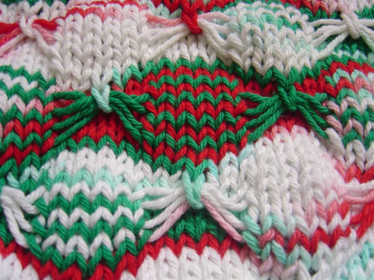 Knitted easter dishcloth patterns