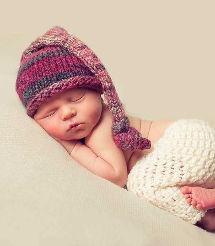 Knit patterns for newborn hats