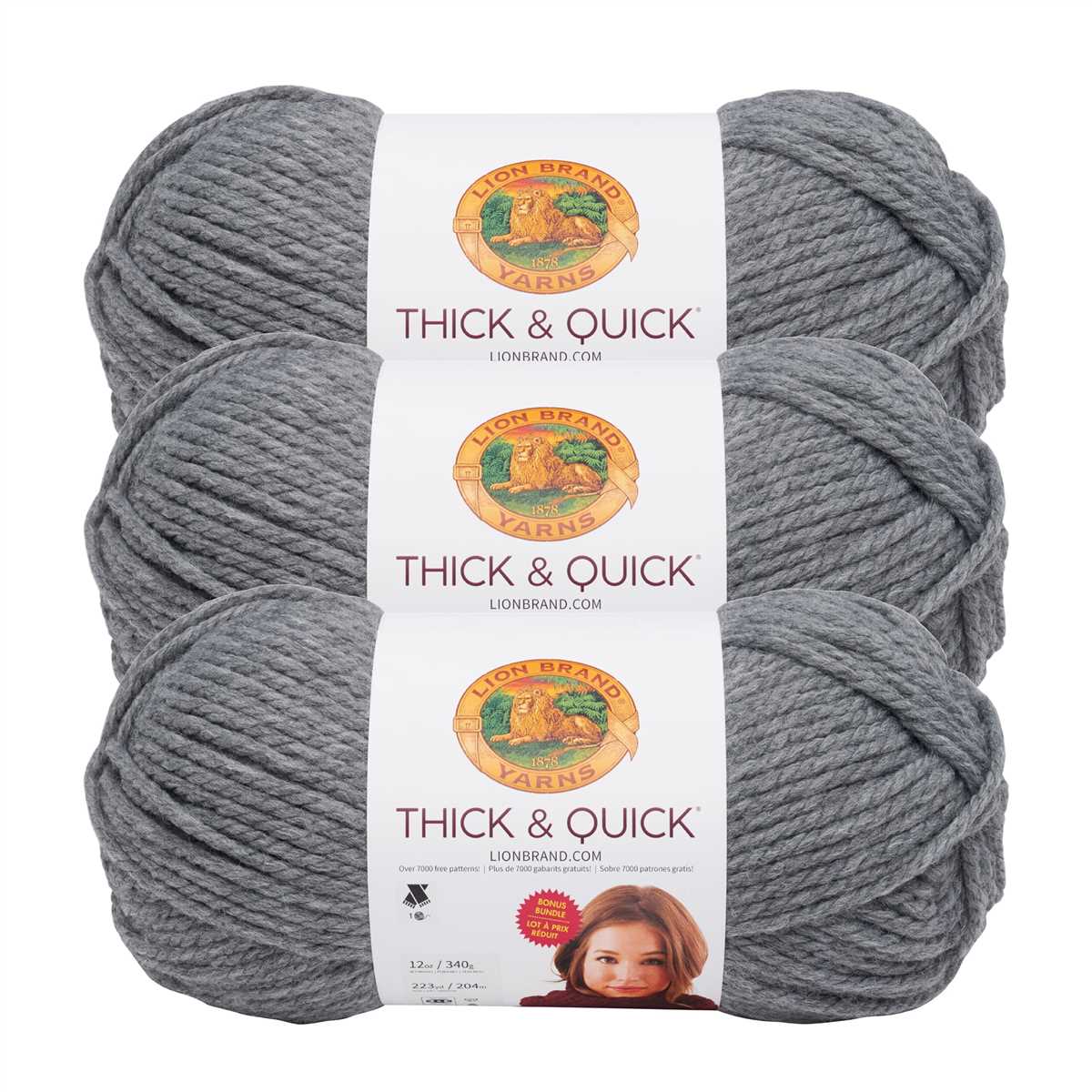 Lion brand thick and quick patterns knit