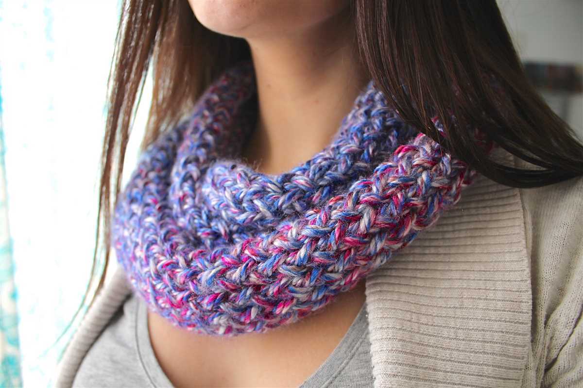 Beginner knitting cowl pattern