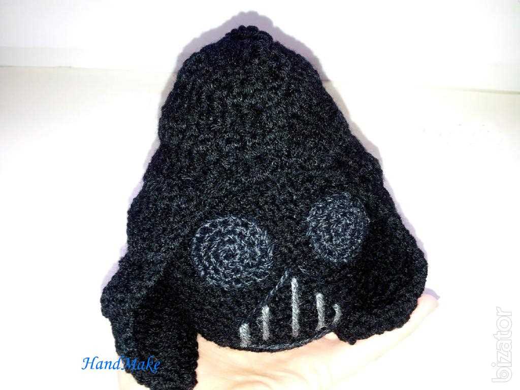 Darth vader knitted hat pattern