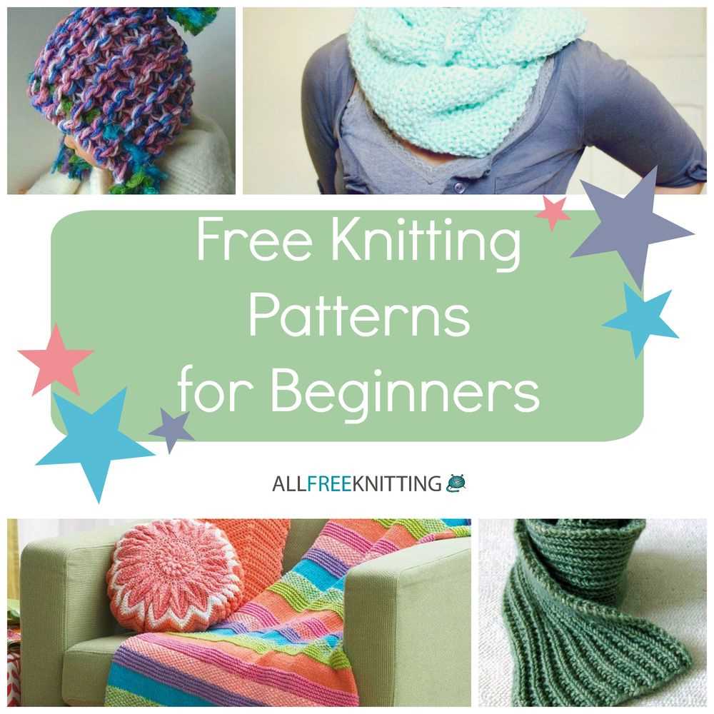 Knitted scarf patterns for beginners