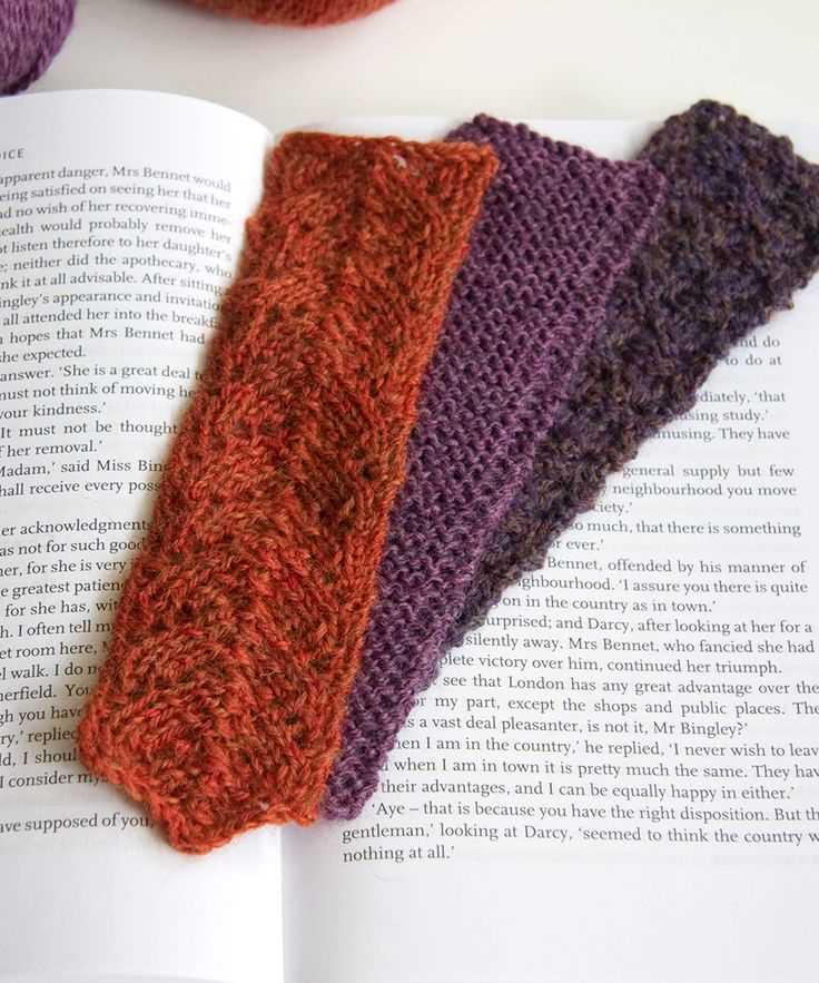 Bookmark knitting pattern