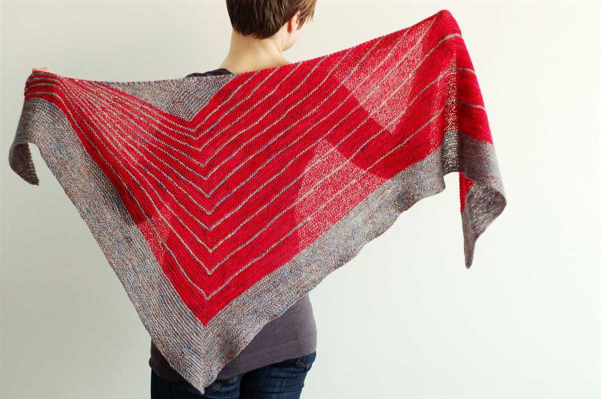 Shawl in a ball patterns knit