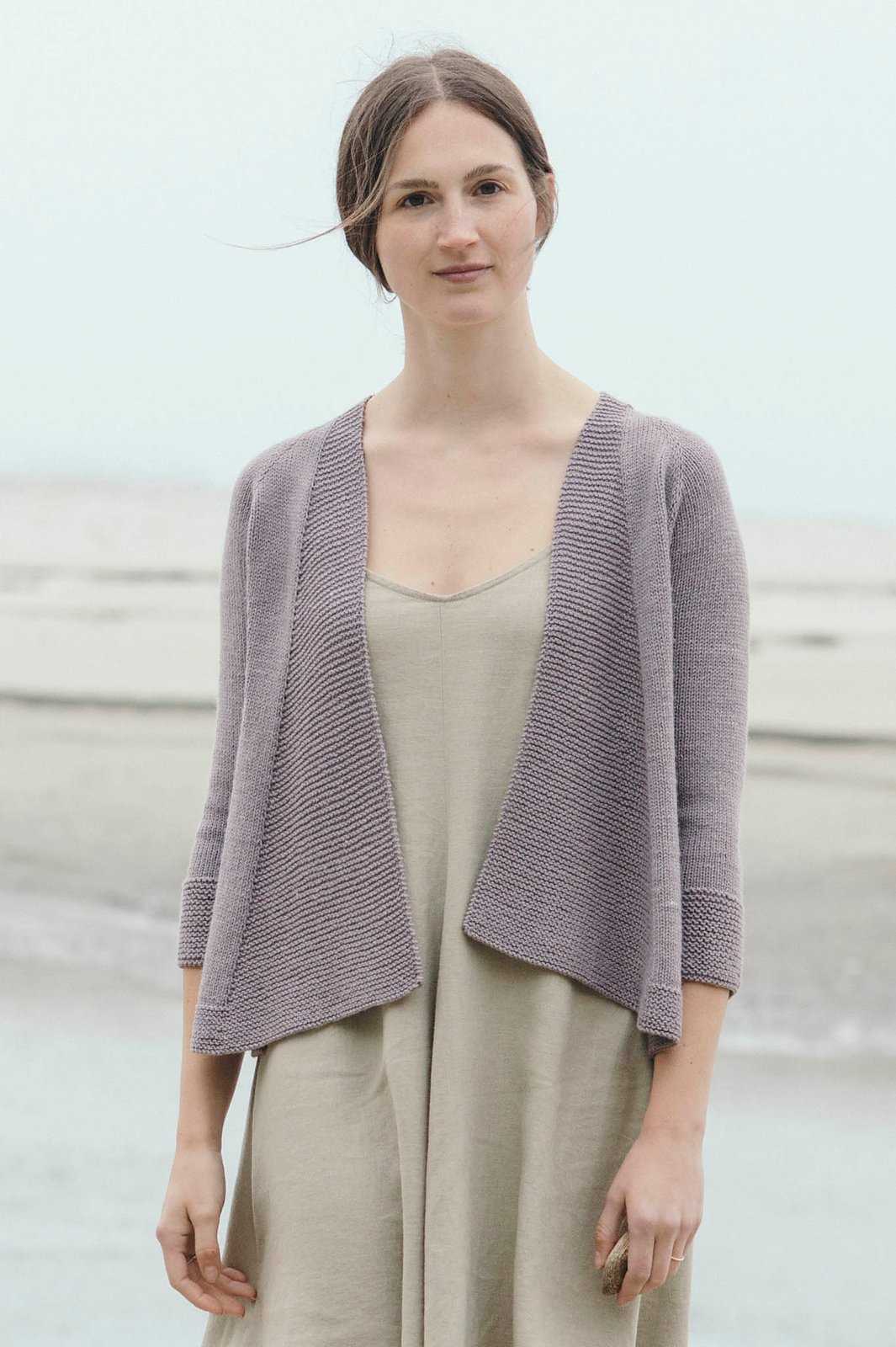 Open cardigan knitting pattern