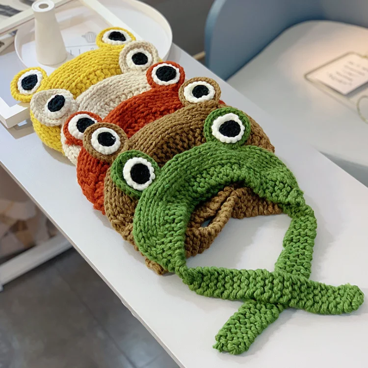 Frog knit hat pattern