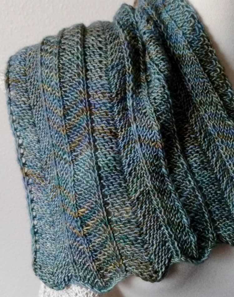 Chevron scarf knitting pattern free