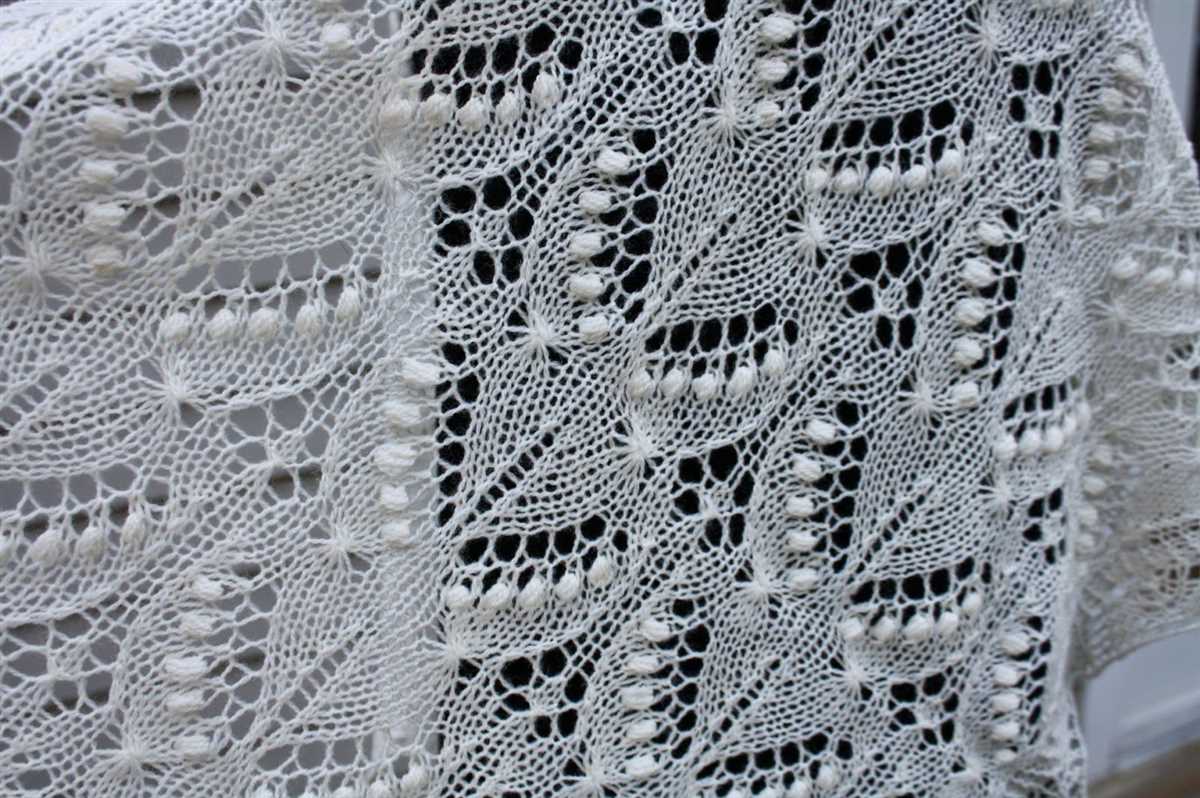 Ivy lace knitting pattern