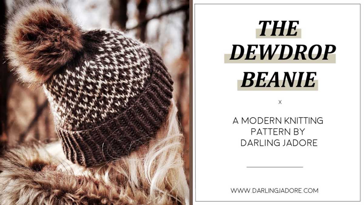 Fair isle beanie knitting pattern free