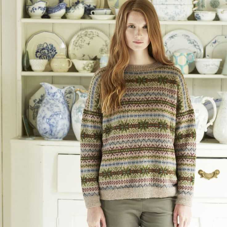 Fair isle jumper knitting pattern free