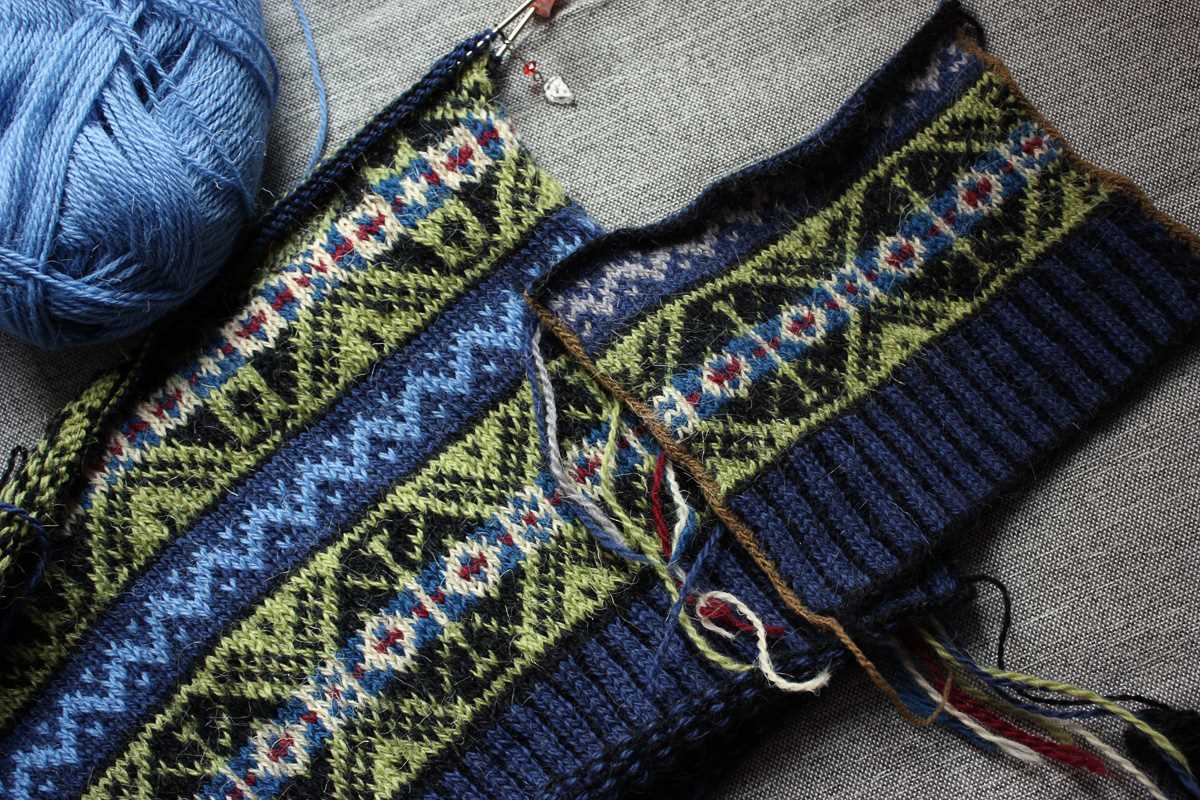 Fair isle jumper knitting patterns uk