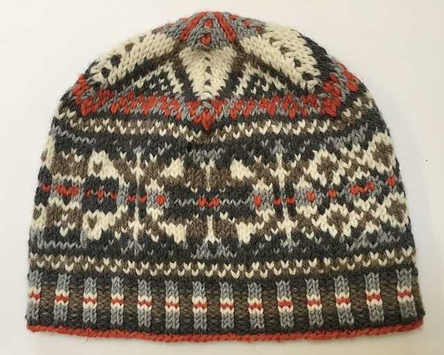 Fair isle knit hat pattern