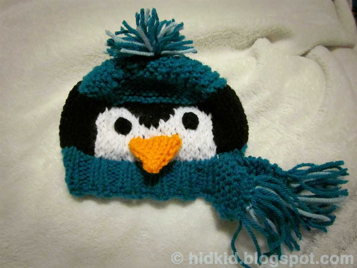 Knit penguin hat pattern free