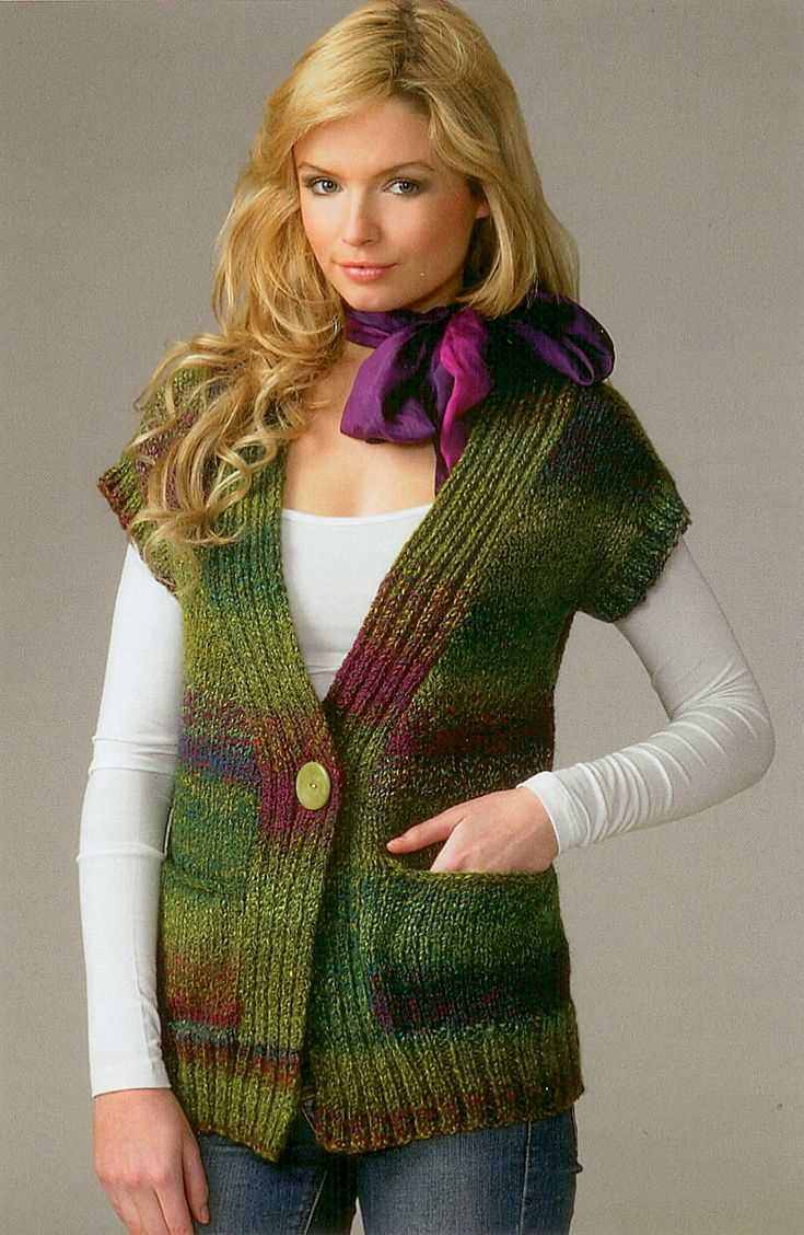 Knitting pattern ladies vest