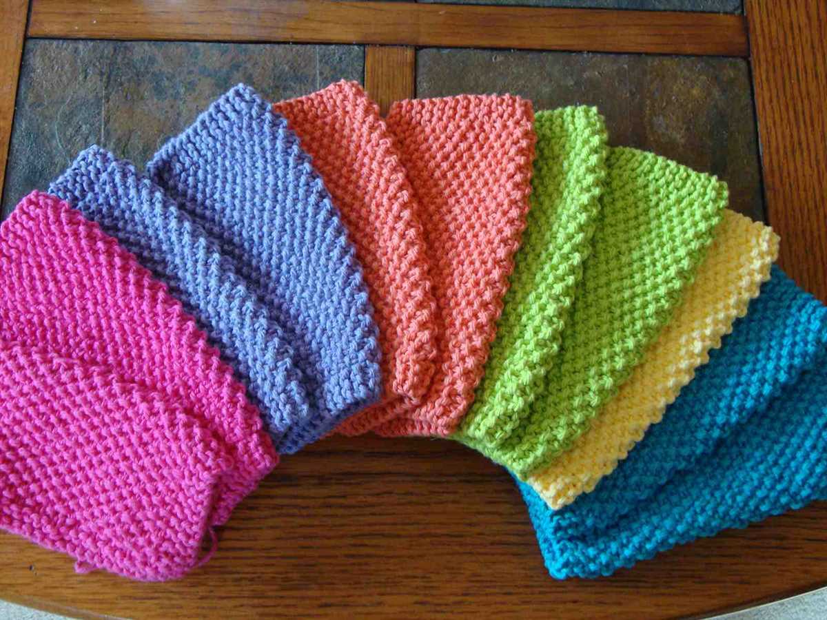 Easiest knit dishcloth pattern