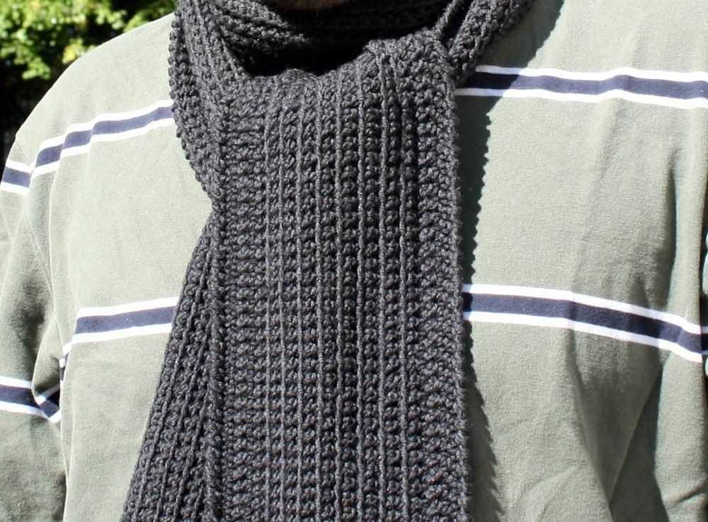 Men's scarf knitting pattern ravelry