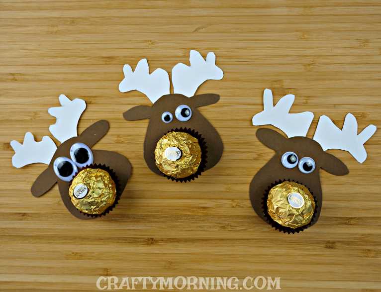 Ferrero rocher reindeer knitting pattern