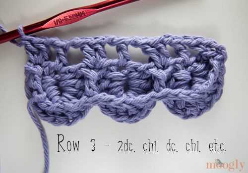 Crocodile stitch knitting pattern