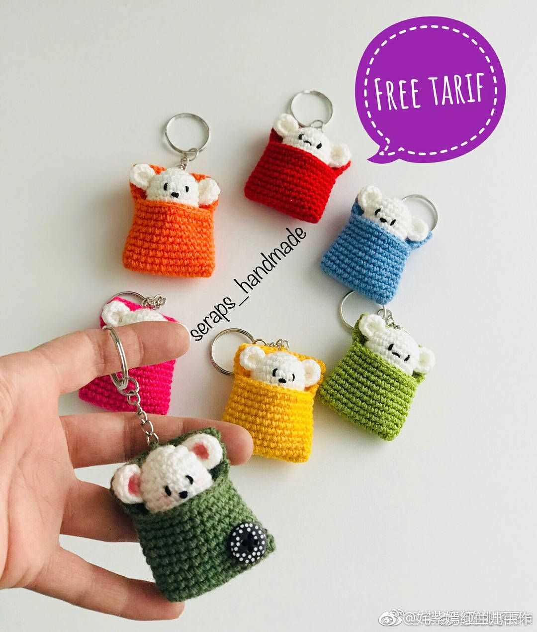 Knitted keyring patterns free