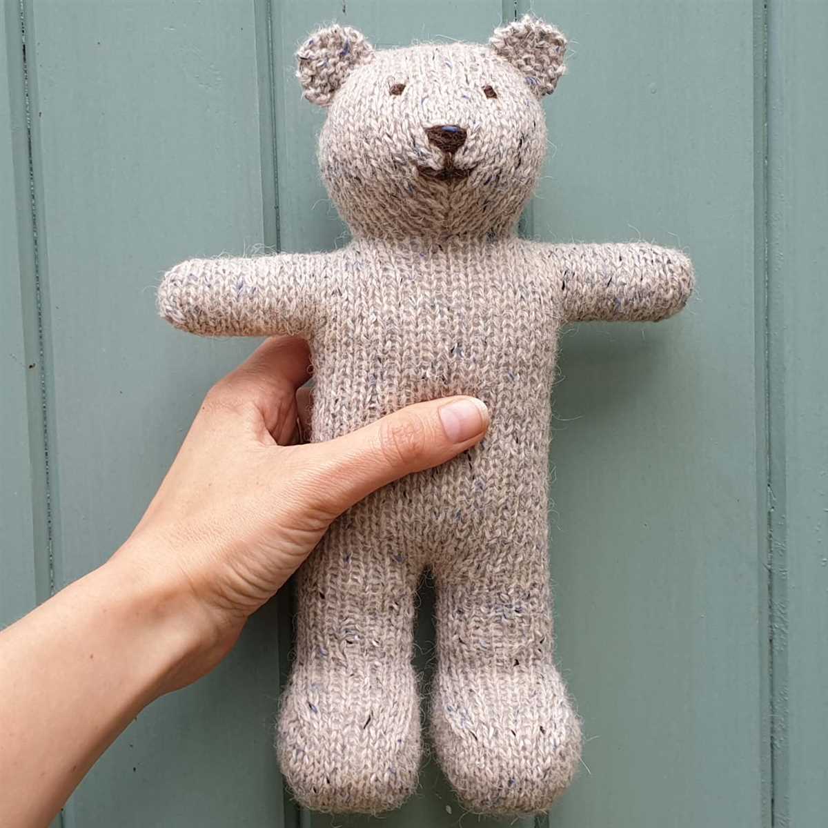 Fig bear knitting pattern