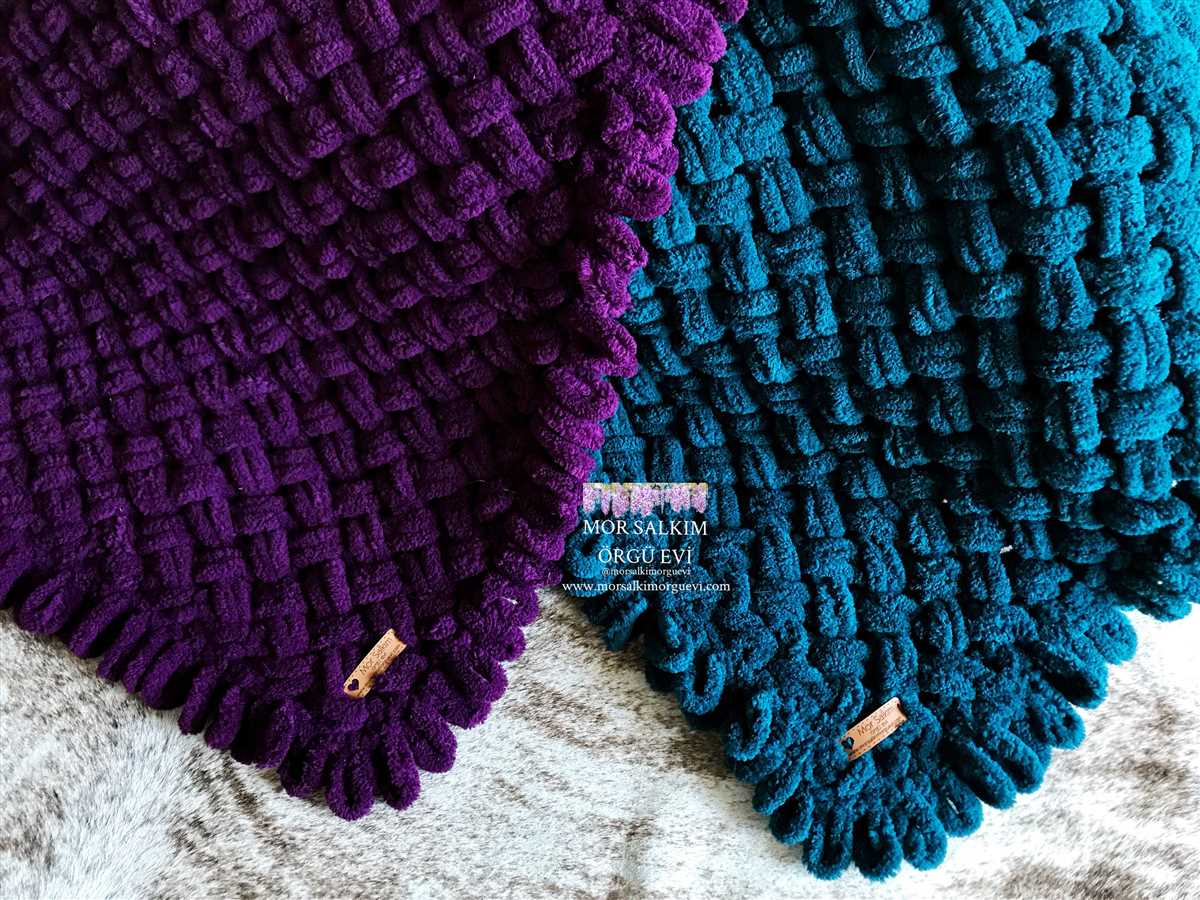 Finger knitting blanket patterns