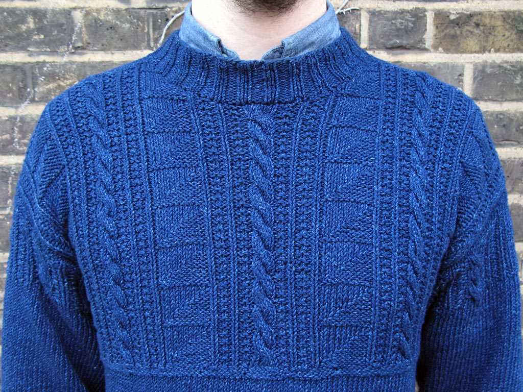 Fishermans jumper knitting pattern