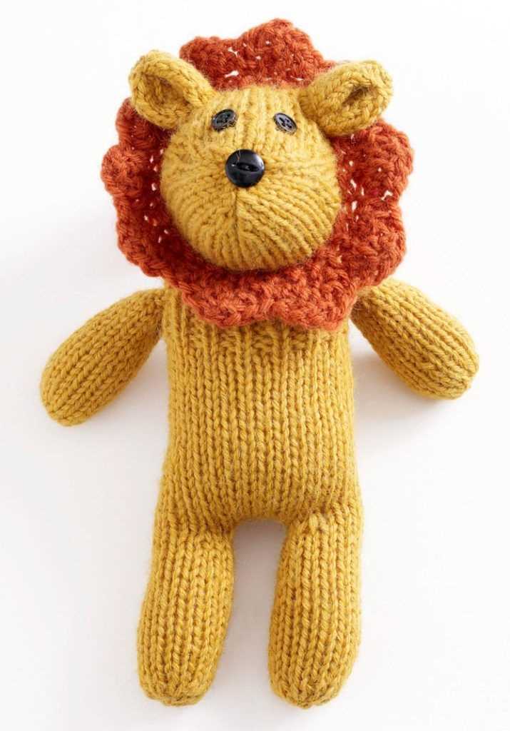 Free lion knitting pattern