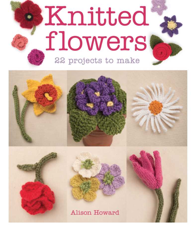 Flower knit pattern