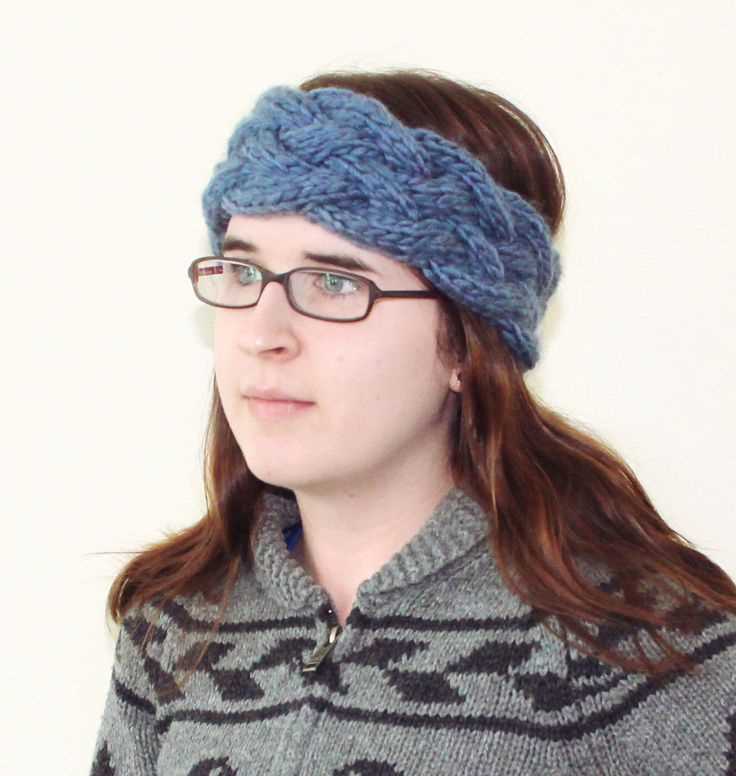 Knitted braided headband free pattern