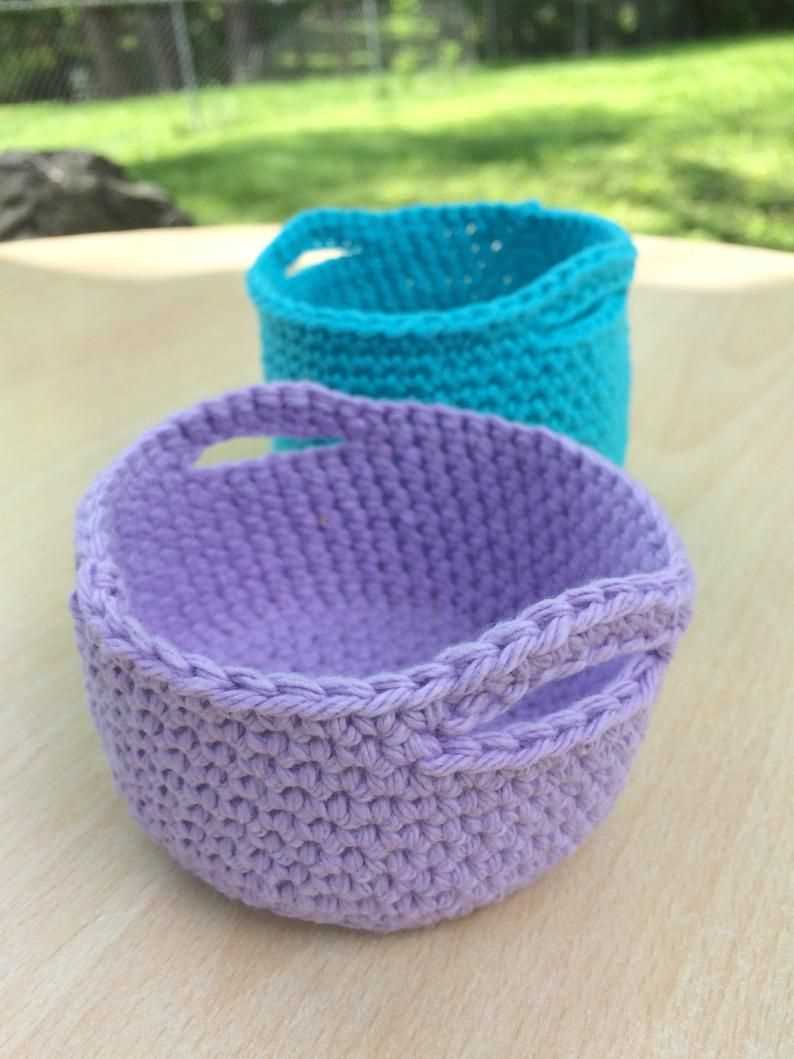 Folding knitting basket pattern