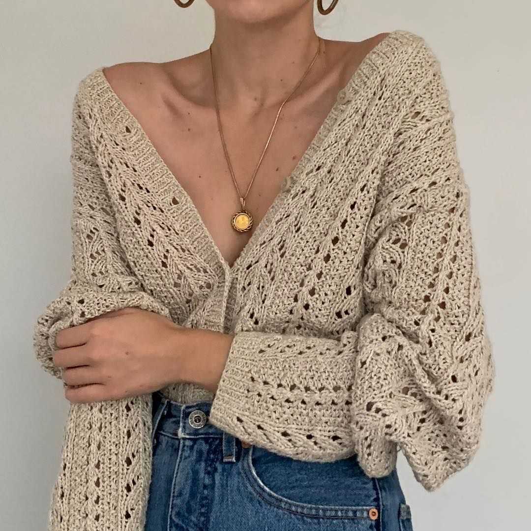 Summer cardigan knitting pattern