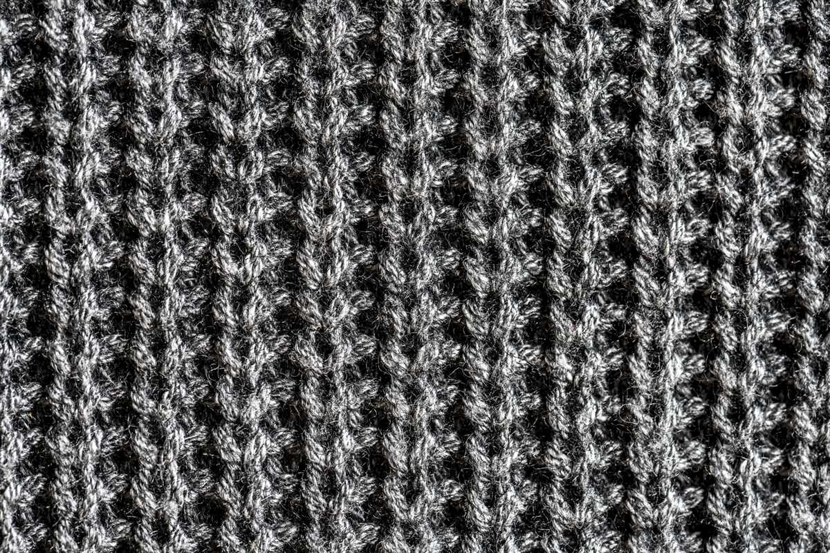 Knitting pattern from picture