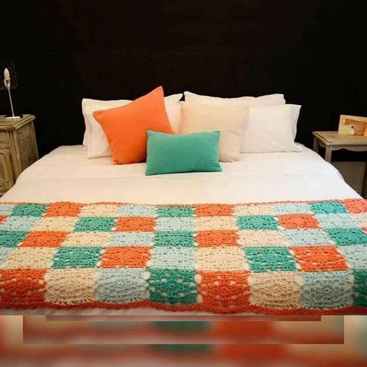 Free bed runner knitting patterns