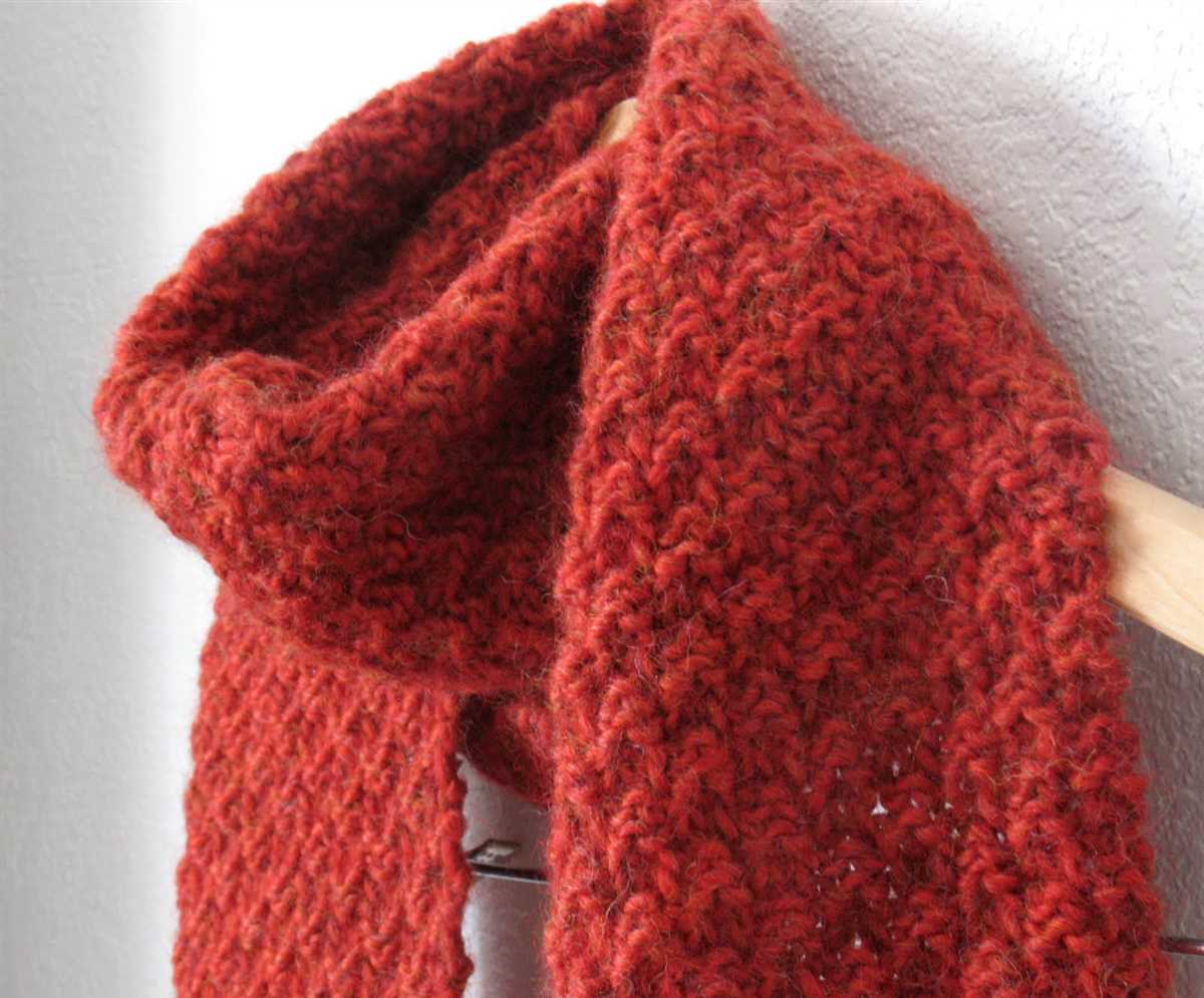 Large scarf knitting patterns