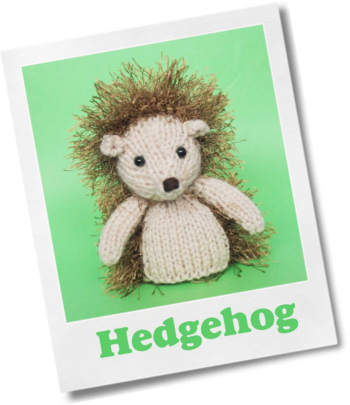 Free easy hedgehog knitting pattern