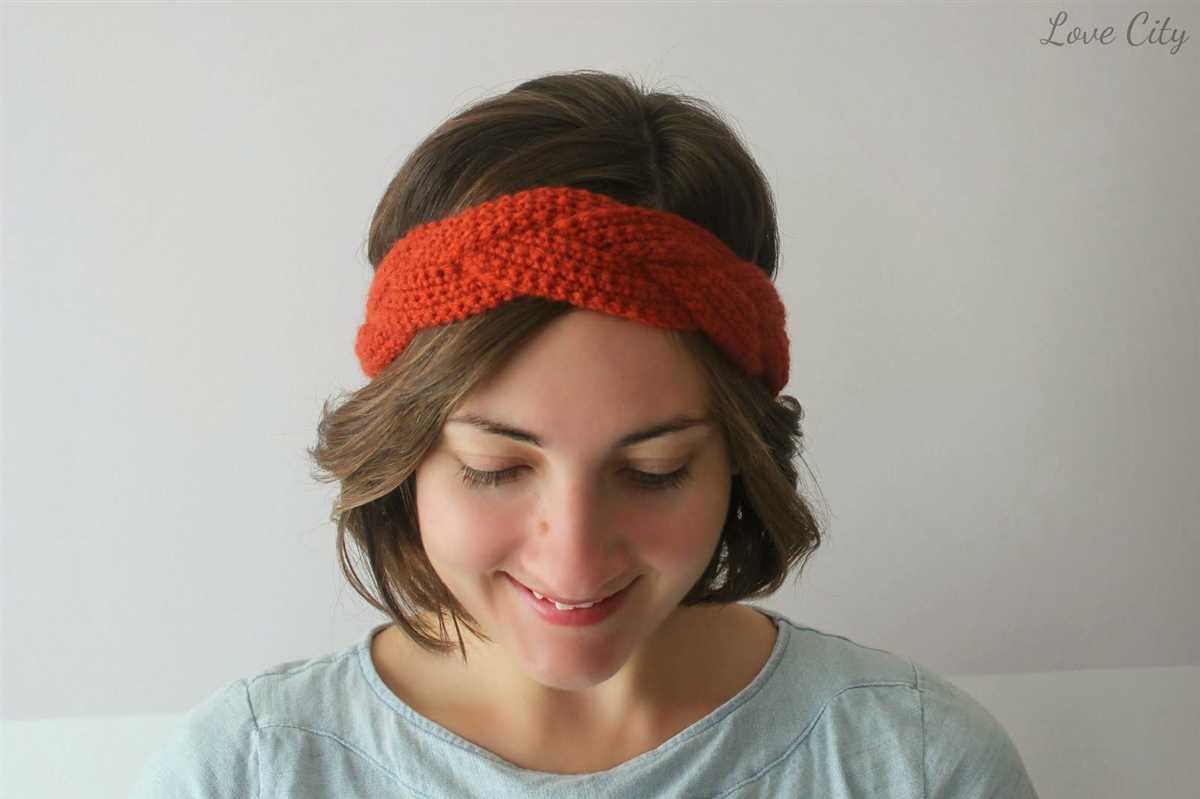 Knitted braided headband free pattern