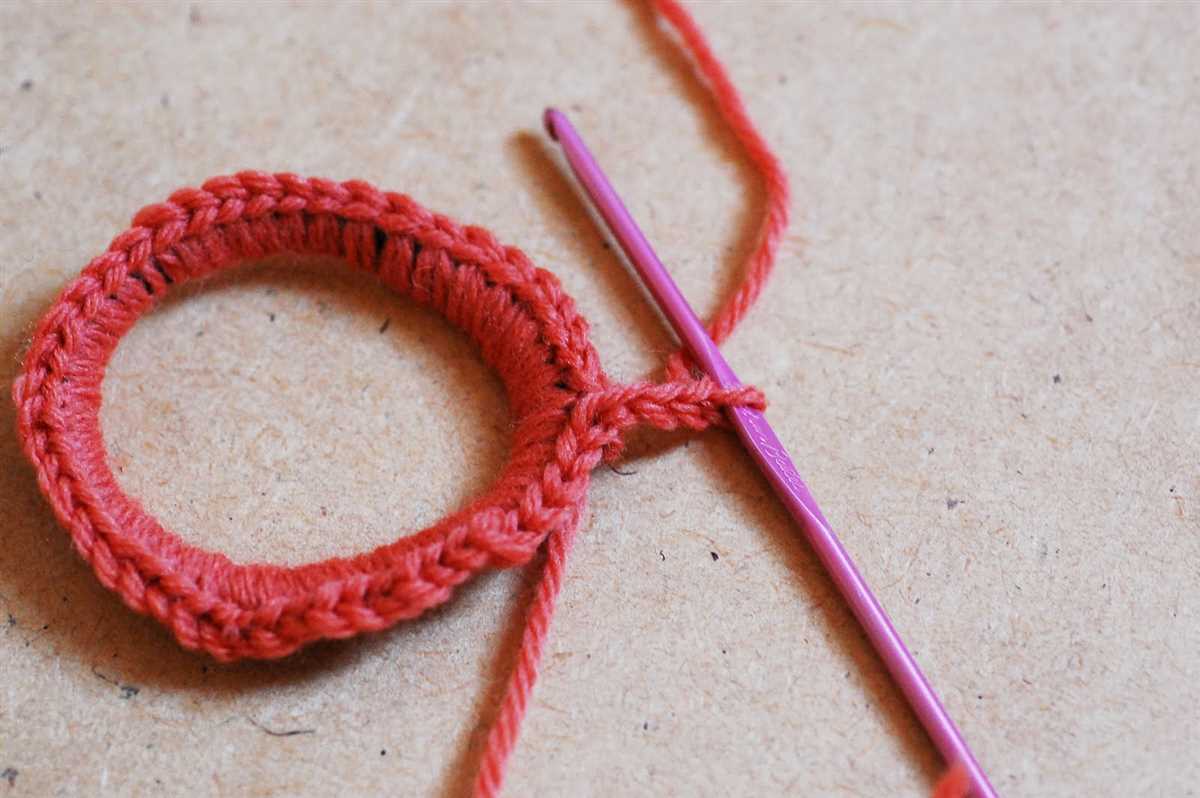 Hair scrunchie knitting pattern