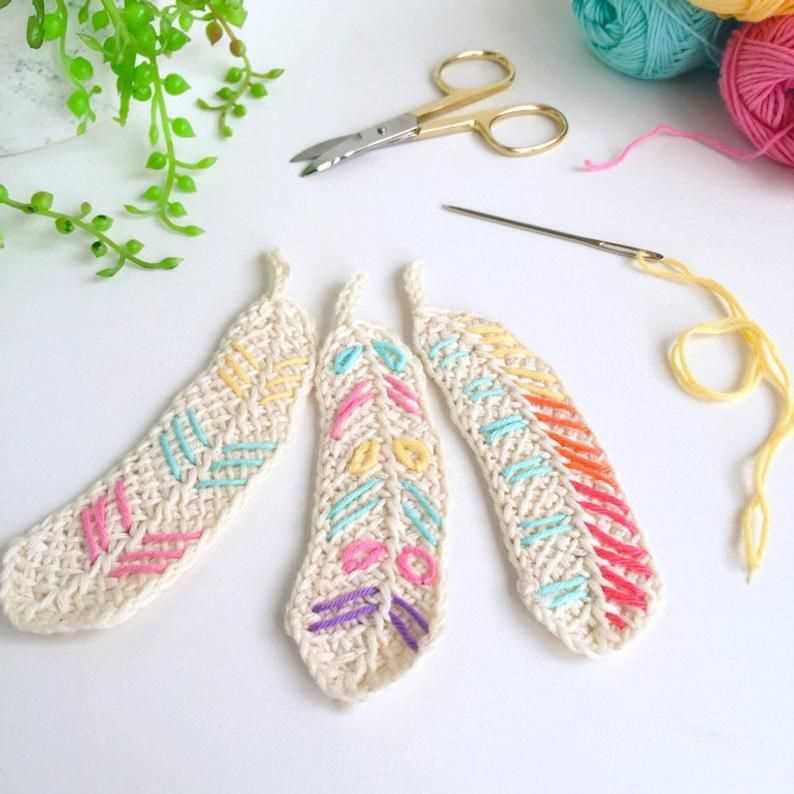 Free feather knitting pattern