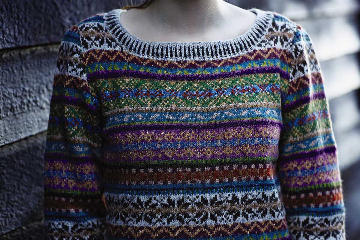 Free fair isle knitting patterns sweaters