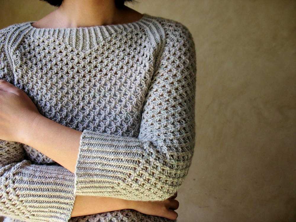 Balloon sweater knitting pattern