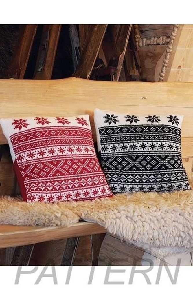 Cushion cover knitting pattern dk