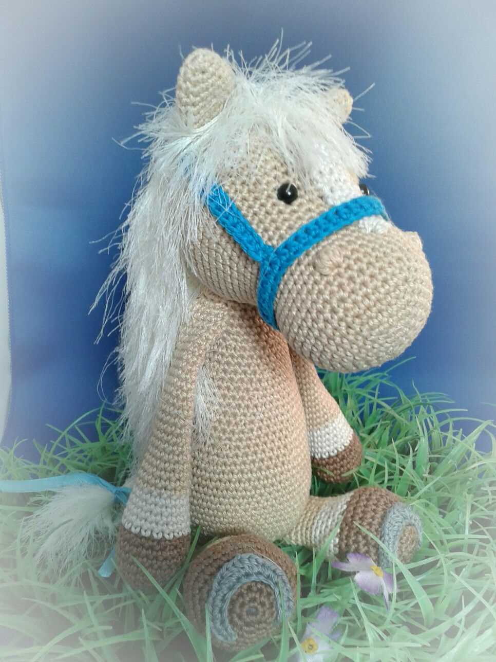 Knit horse hat pattern