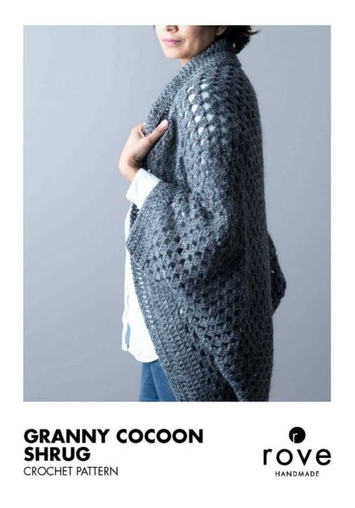 Cocoon shrug knitting pattern free