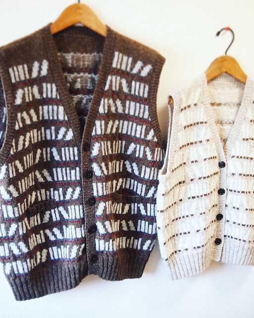 Houndstooth vest knitting pattern