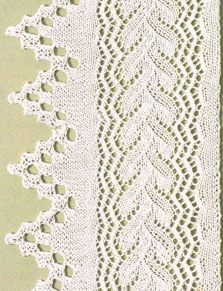 Knitted lace edging patterns free