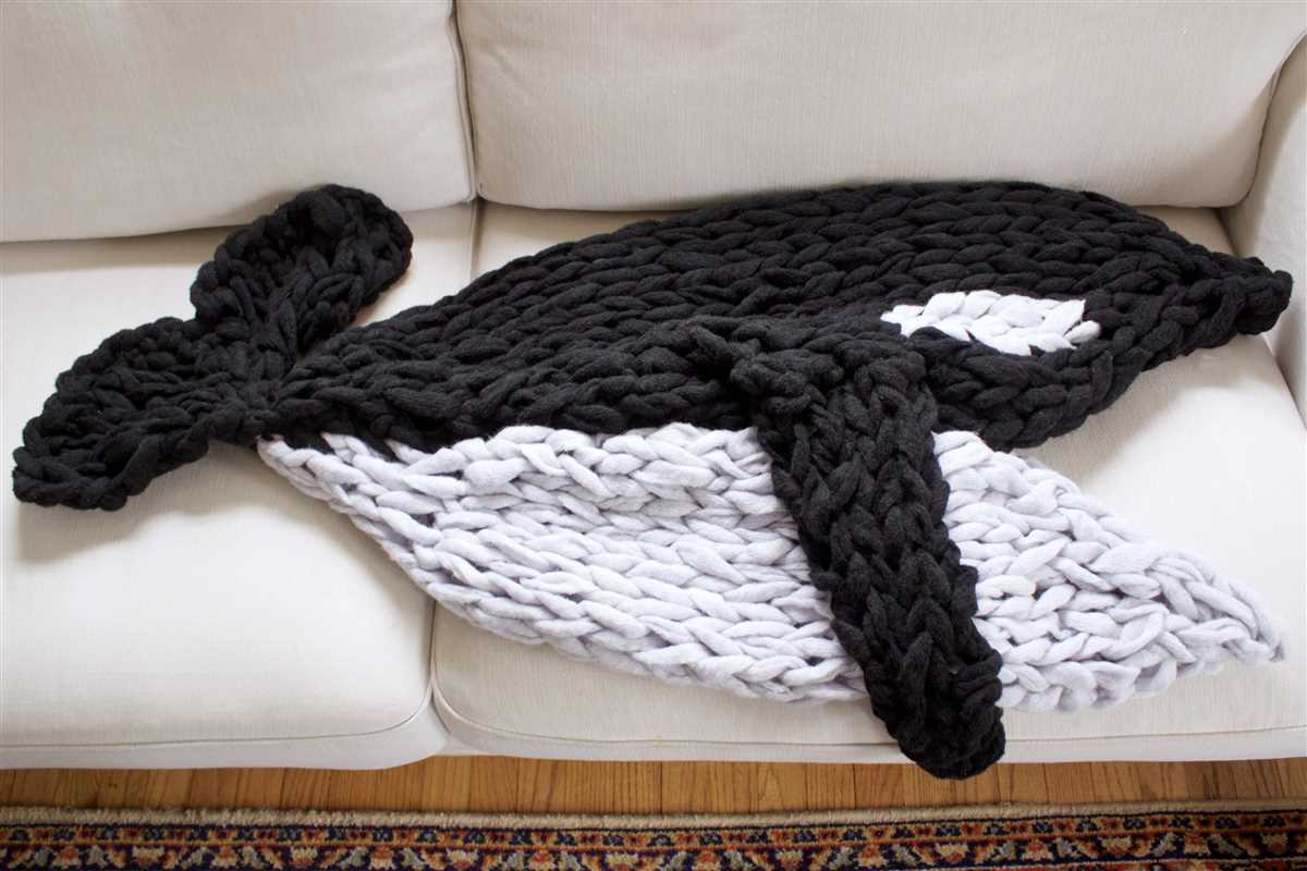 Free whale knitting pattern