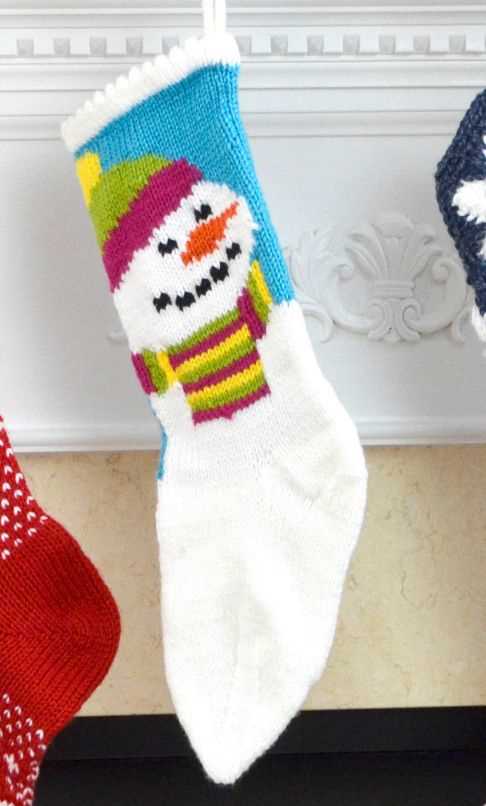 Free knit christmas stocking patterns