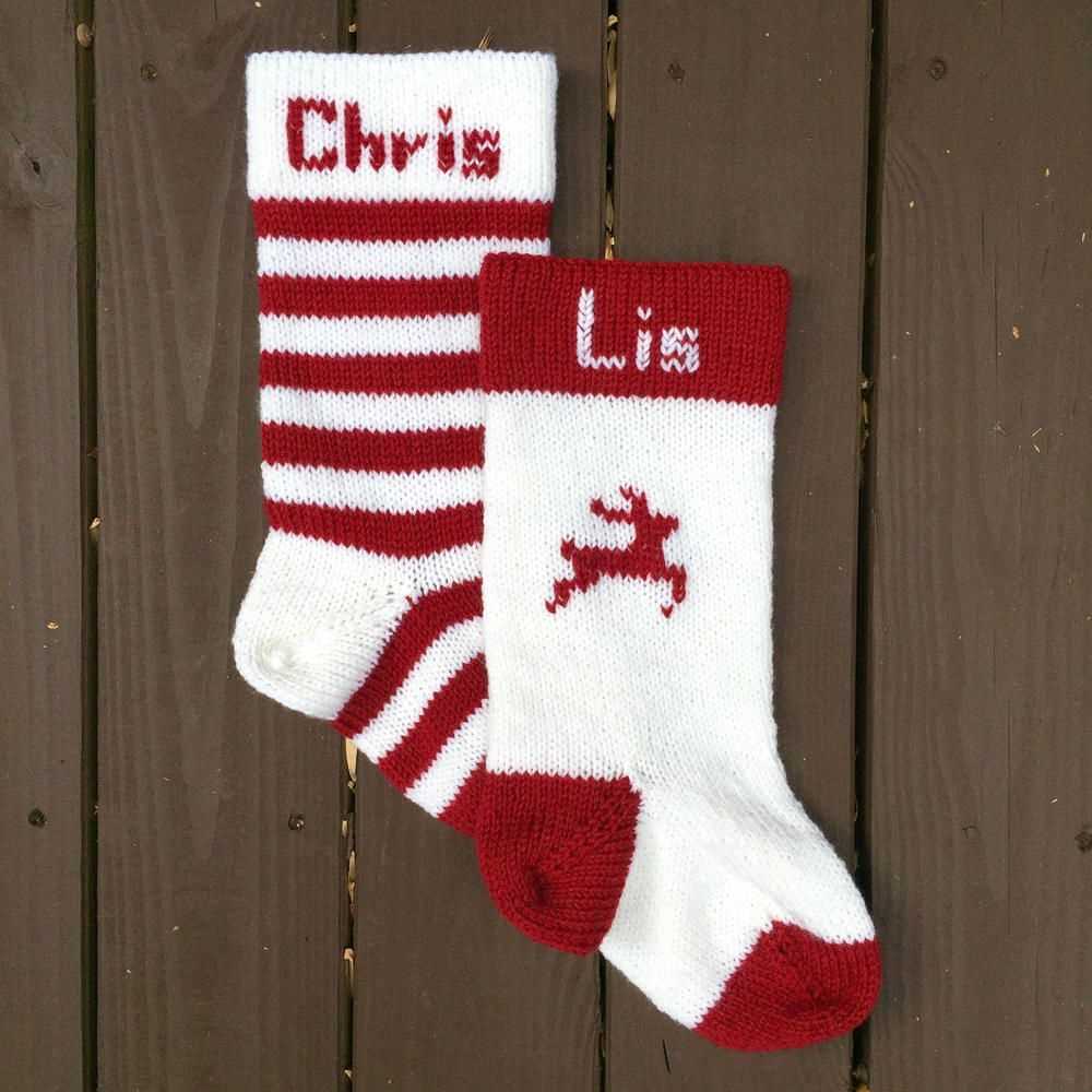 Free knit christmas stocking patterns