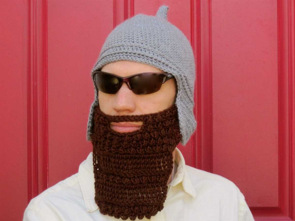 Free knitted beard pattern