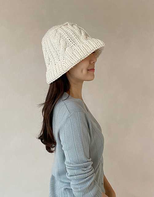 Free knitted bucket hat pattern